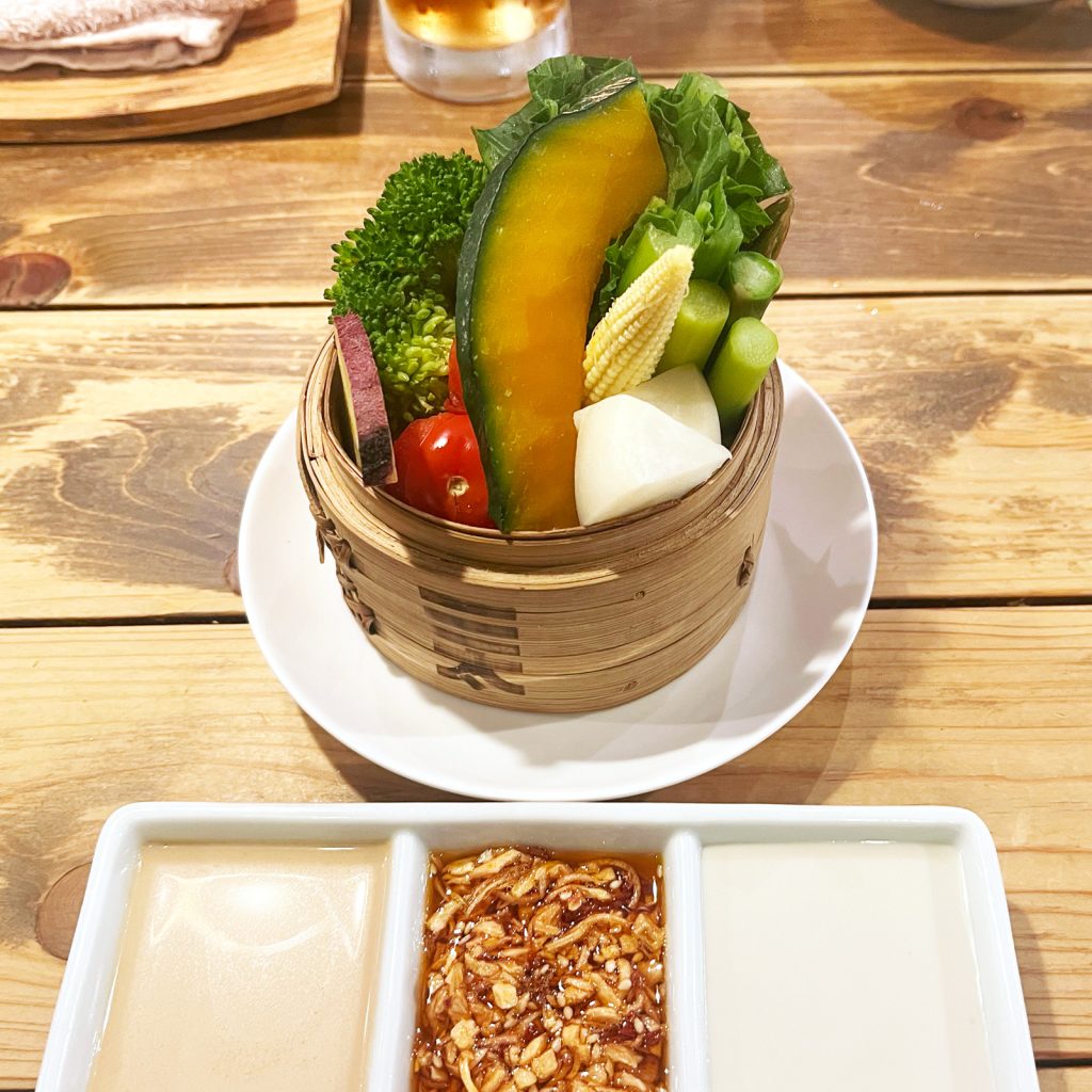 聖蹟桜ヶ丘居酒屋三太_蒸したて温野菜