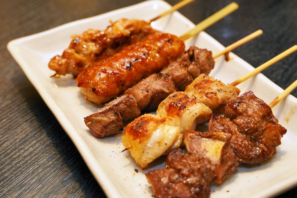 多摩センター居酒屋たま泉 串焼き盛り合わせ